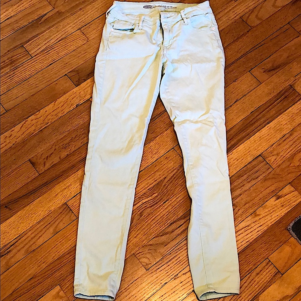 Mint Green Old Navy Rockstar super skinny jeans